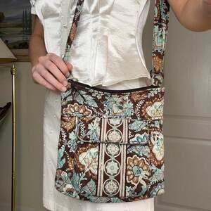 Vera Bradley Java Blue Hipster Crossbody Bag